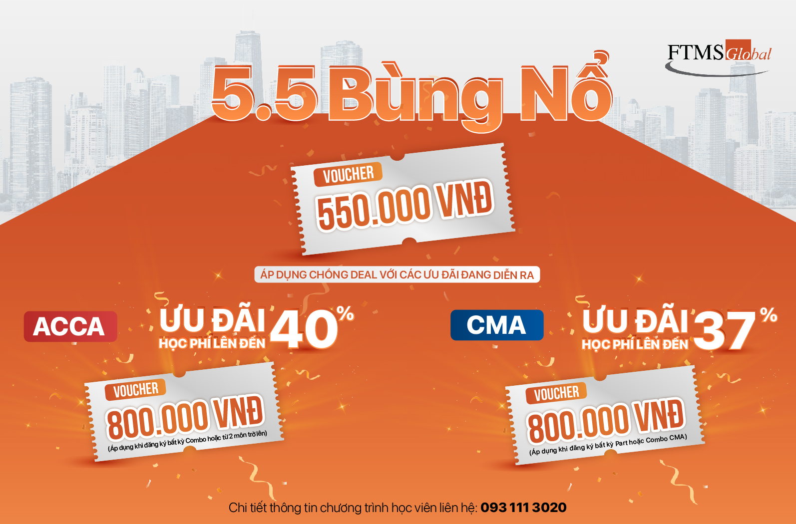  5.5 Bùng Nổ – Ưu Đãi Gấp Đôi, Deal Gấp Bội