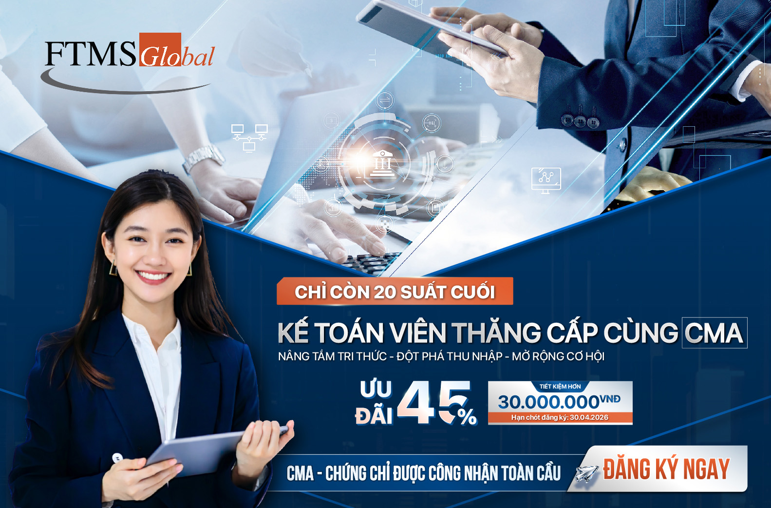 CMA Hoa Kỳ - 6 Tháng Sở Hữu Lợi Thế Tài Chính Toàn Cầu