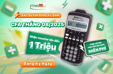  HỌC CFA: NHẬN MIỄN PHÍ MÁY TÍNH BA II PLUS - BỨT TỐC SỰ NGHIỆP TÀI CHÍNH