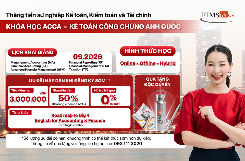 Khai giảng khoá học ACCA tại FTMS.HCM