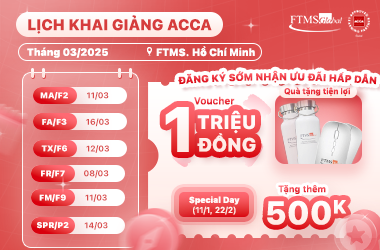 Khai giảng khoá học ACCA tại FTMS.HCM