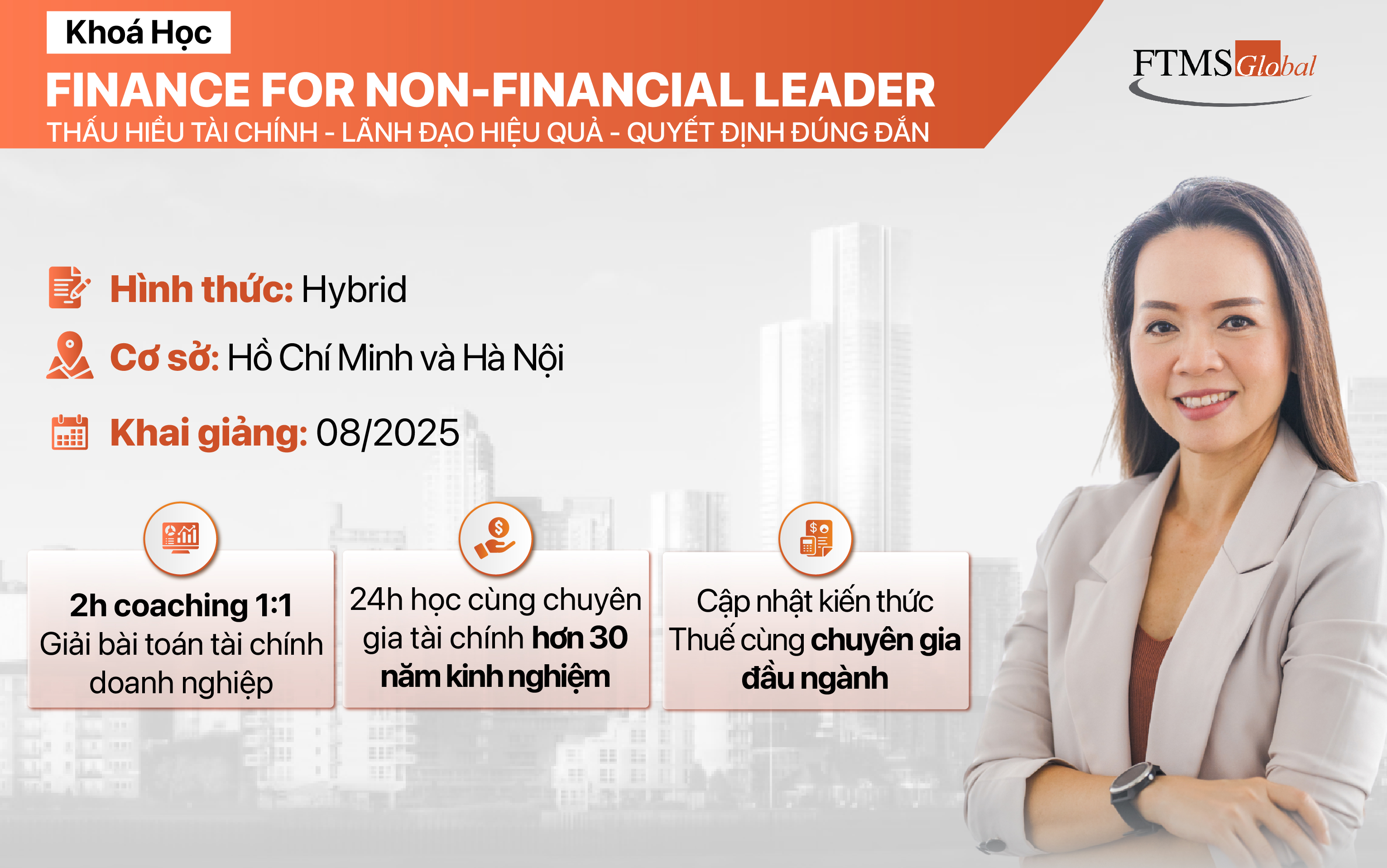 Khóa học Tài chính dành cho lãnh đạo không chuyên - Ưu đãi hấp dẫn