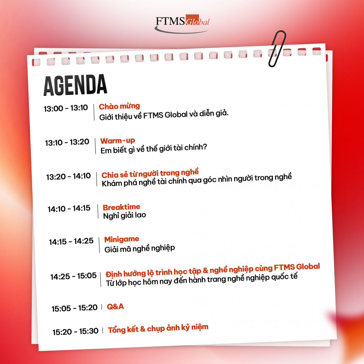 Workshop FTMS Global x Vinschool Times City